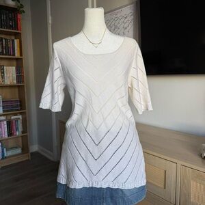 j crew short sleeve knit top